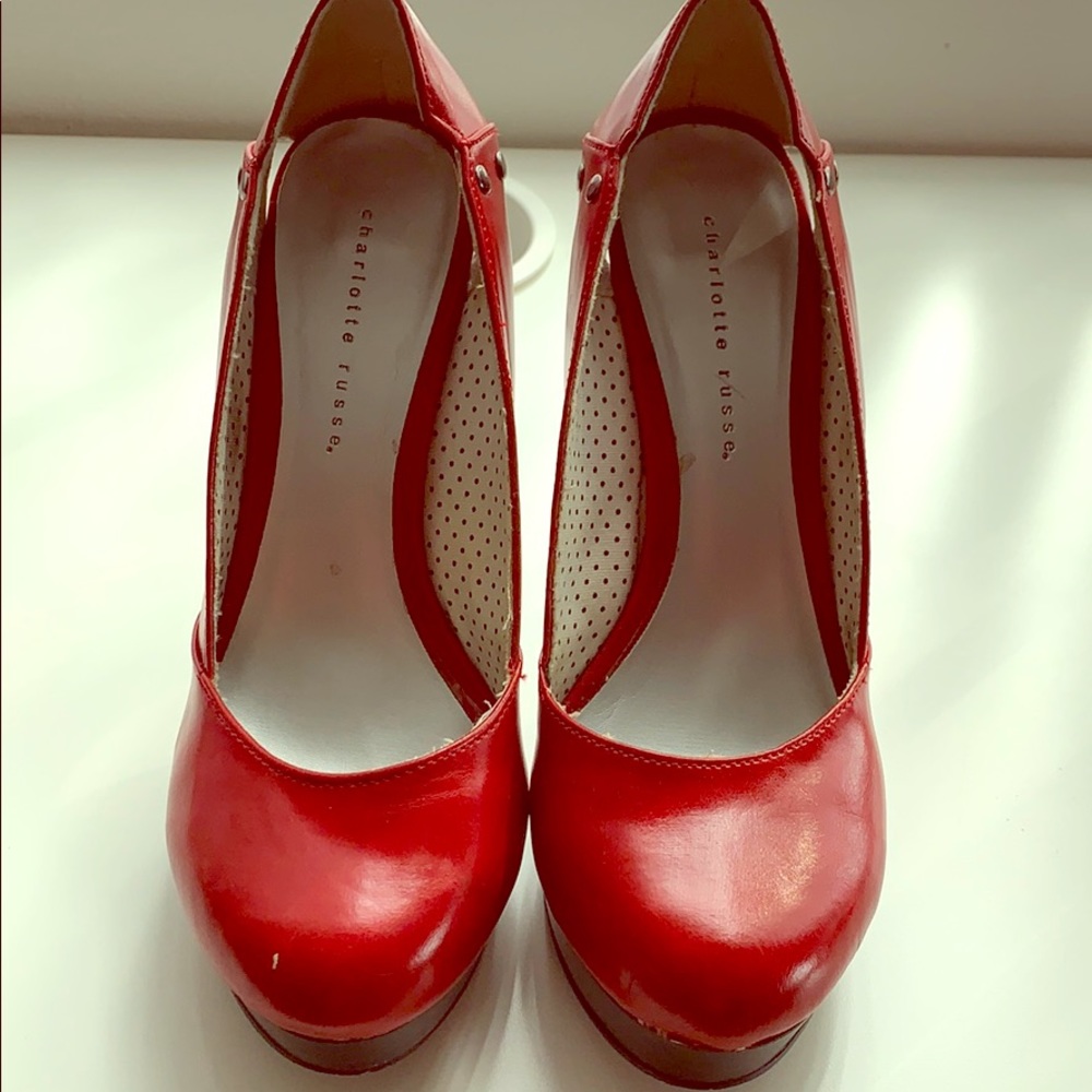 Charlotte Russe Red Pumps